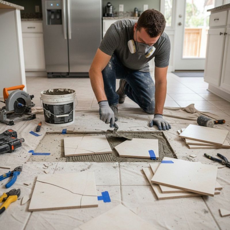 Ceramic Tile Repair Service